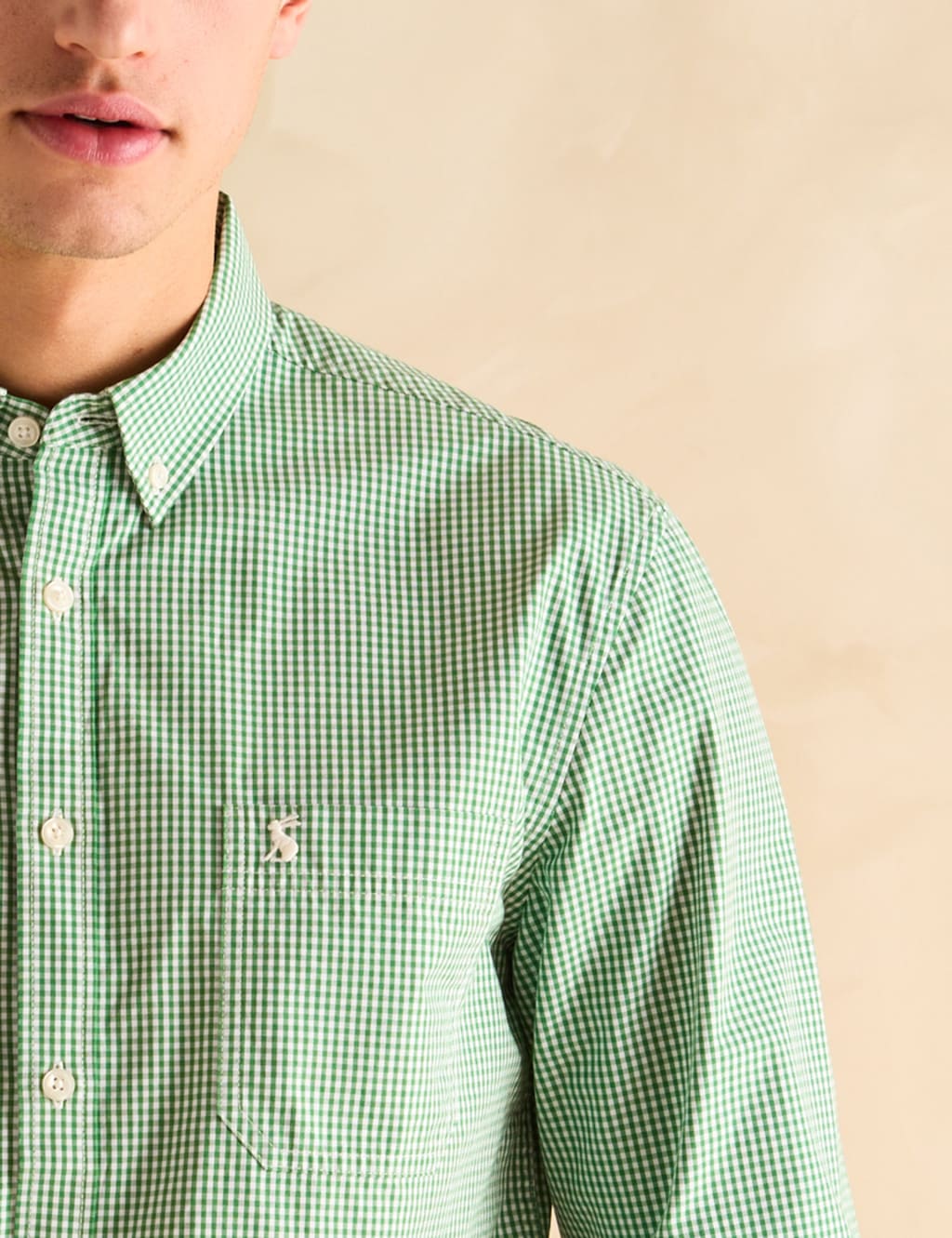 Pure Cotton Check Oxford Shirt 6 of 7