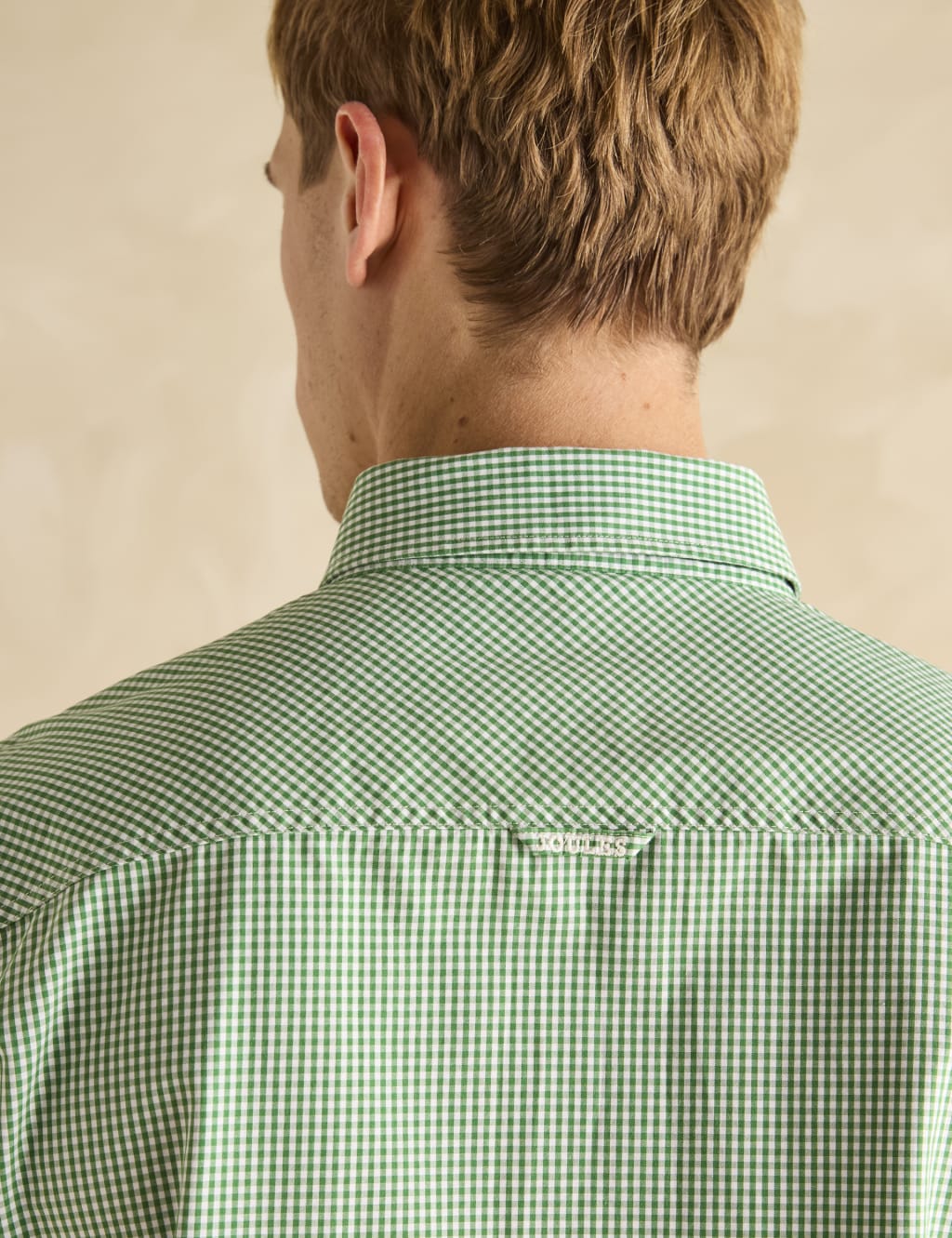 Pure Cotton Check Oxford Shirt 7 of 7