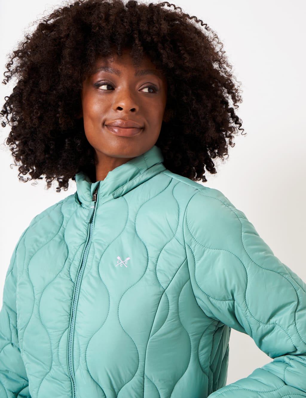 Lightweight Hooded Quilted Jacket Crew Clothing M S