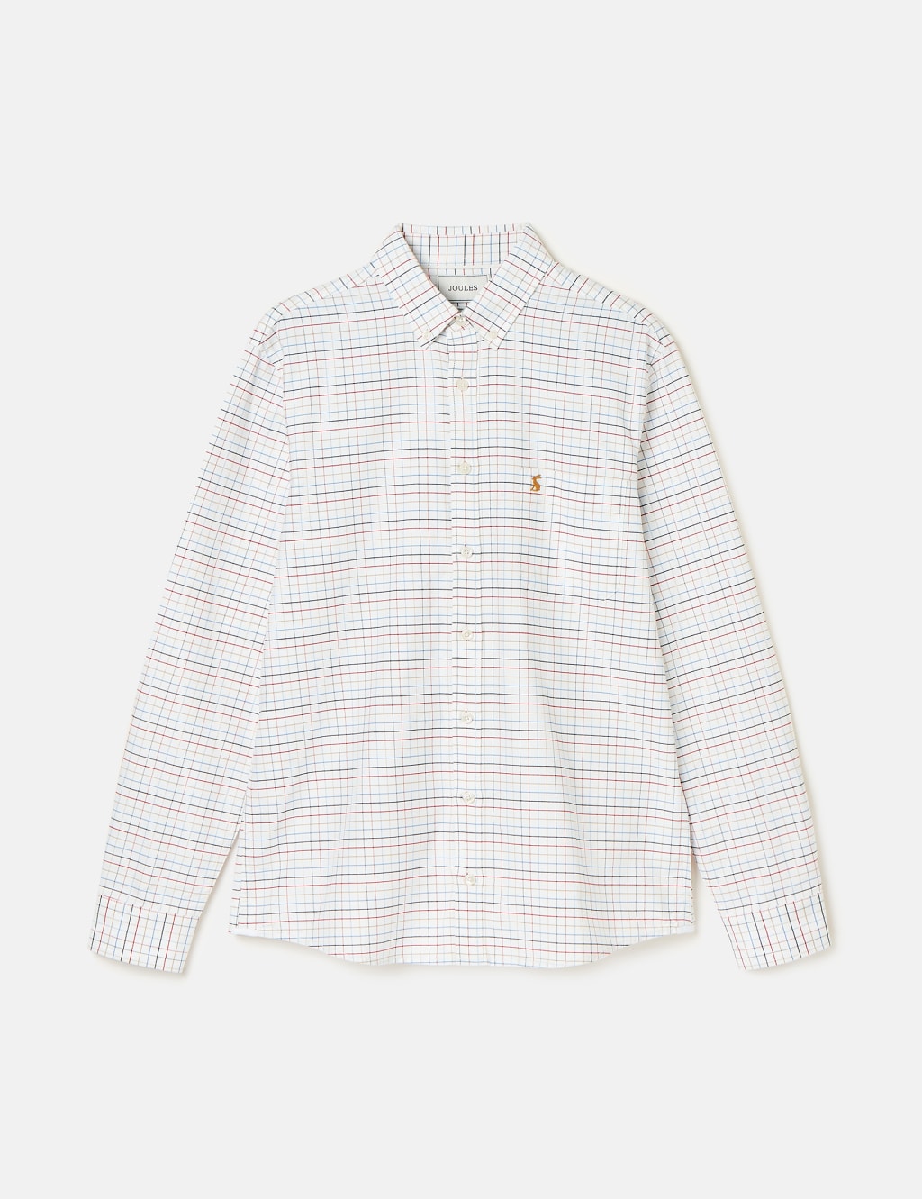Pure Cotton Checked Oxford Shirt 2 of 7