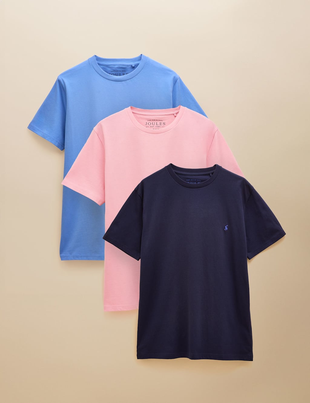 3pk Pure Cotton Crew Neck T-Shirts 2 of 7