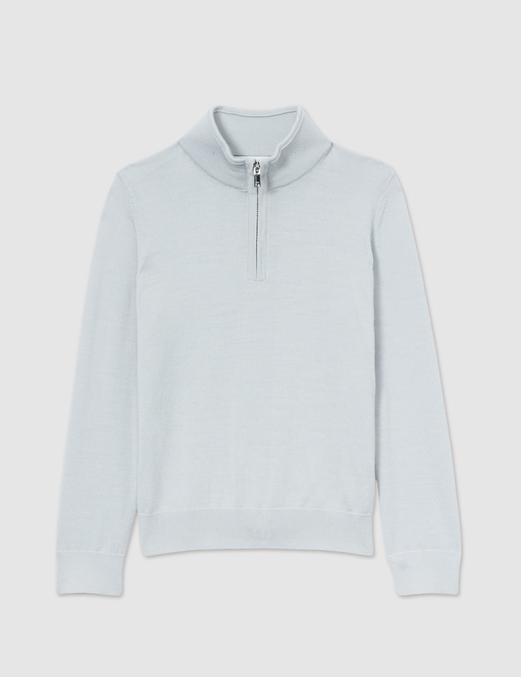 Pure Wool Knitted Half Zip Jumper (3-14 Yrs) 2 of 4
