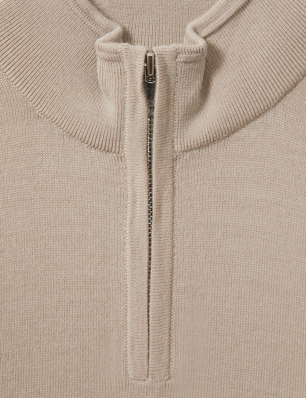 Pure Wool Knitted Half Zip Jumper (3-14 Yrs) 4 of 4