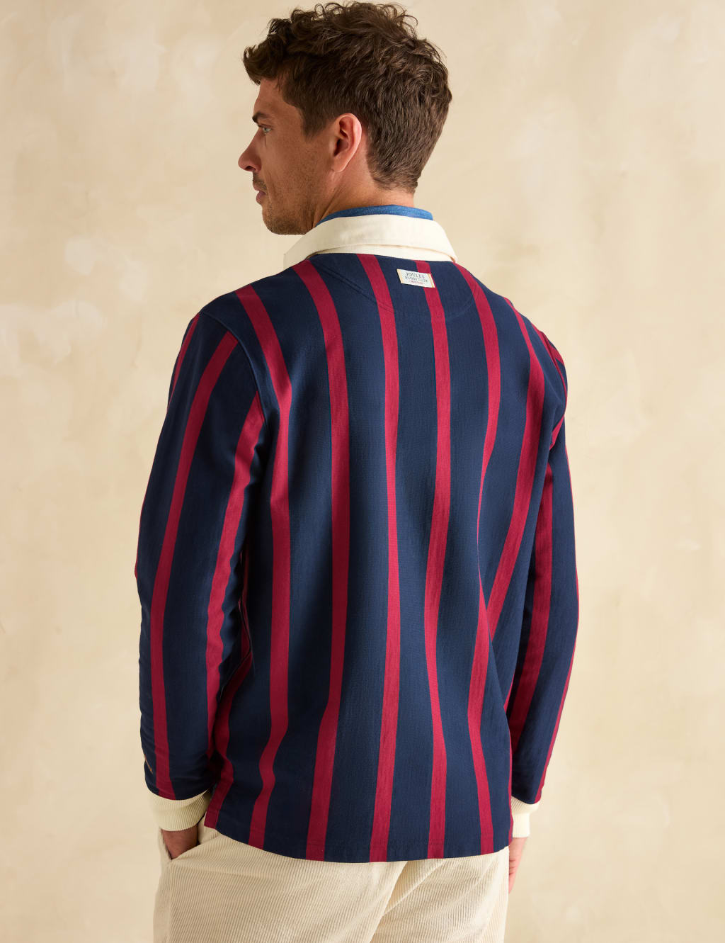 Pure Cotton Striped Long Sleeve Rugby Shirt 6 of 9