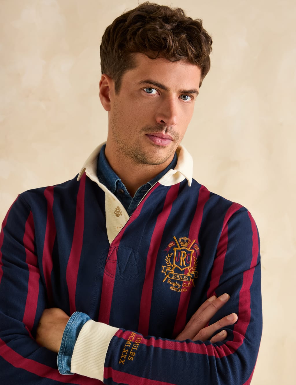 Pure Cotton Striped Long Sleeve Rugby Shirt 7 of 9