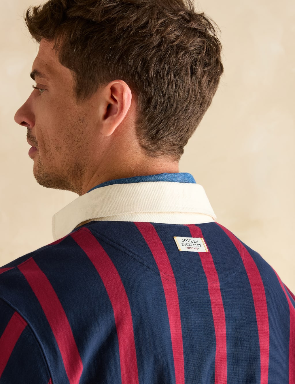 Pure Cotton Striped Long Sleeve Rugby Shirt 9 of 9
