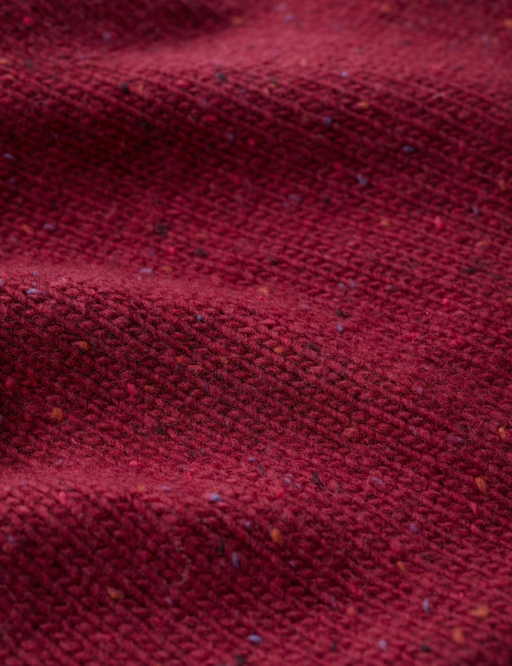Pure Wool Chunky Funnel Neck Jumper 5 of 5
