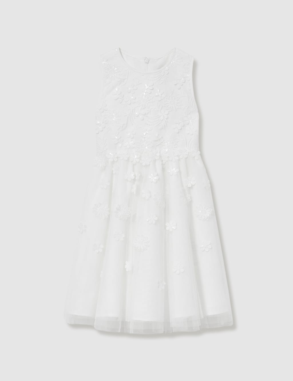 Tulle Floral Bridesmaid Dress (4-14 Yrs) 2 of 4