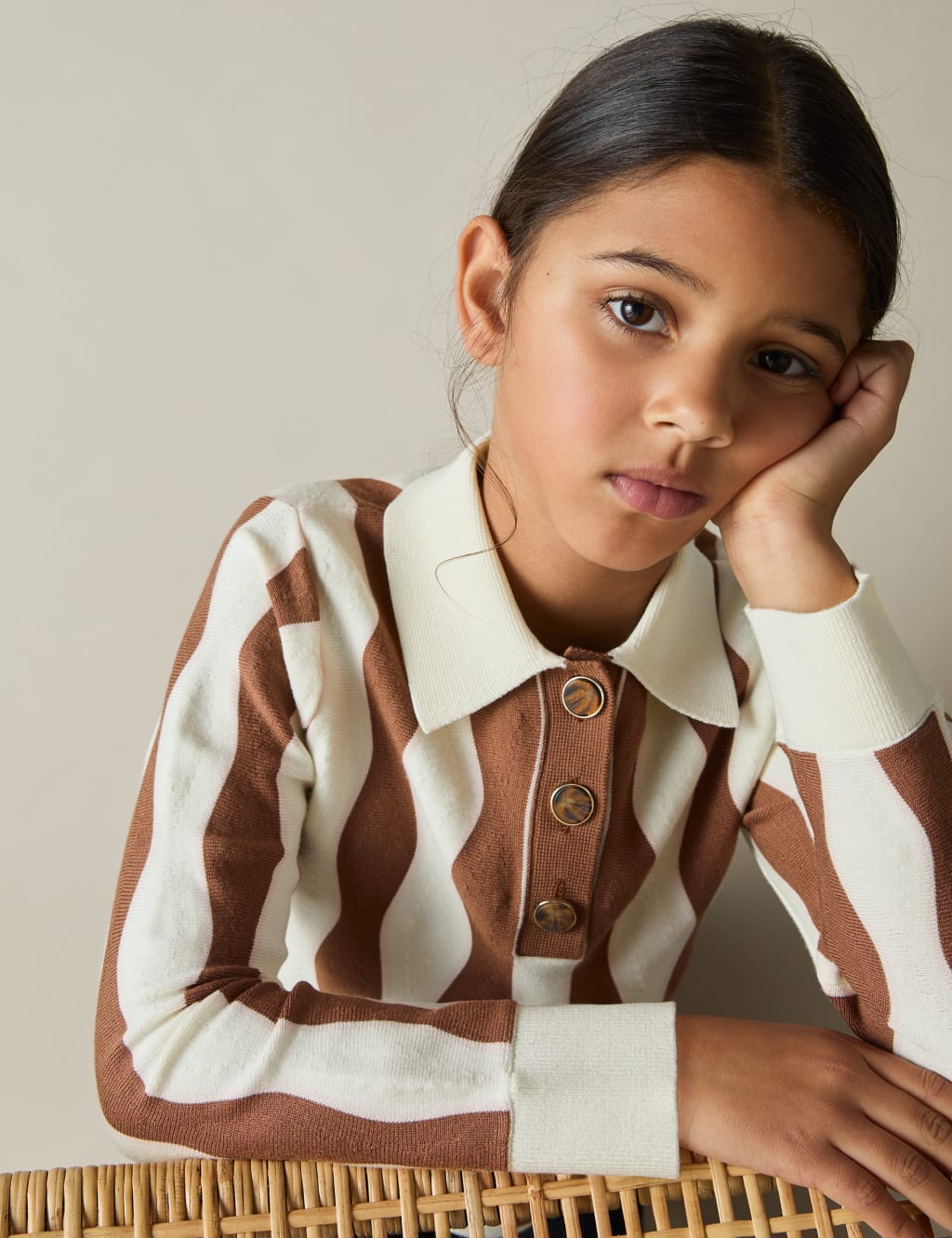 Wavy Print Polo Shirt (4-14 Yrs) 3 of 4