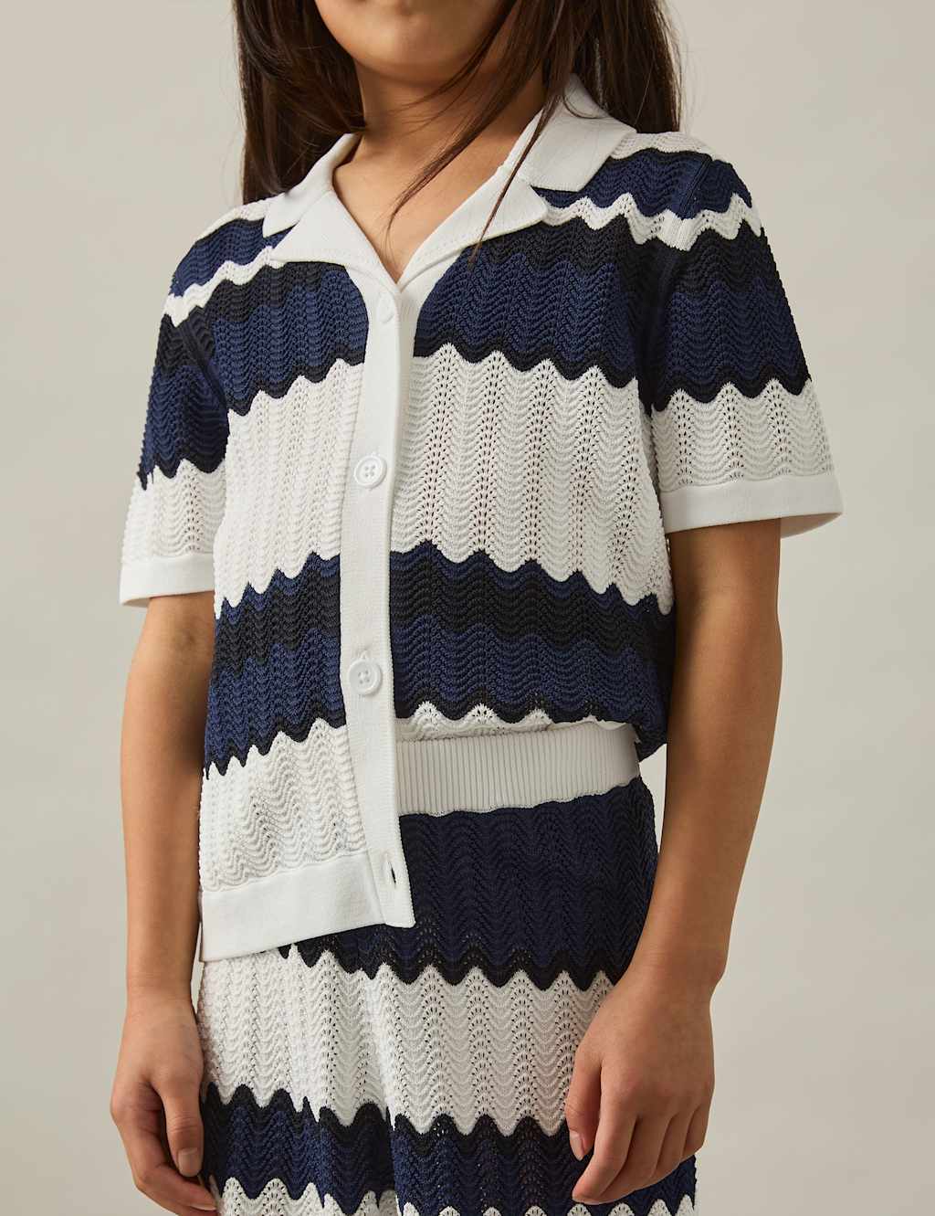 Knitted Striped Shirt (4-14 Yrs) 3 of 4