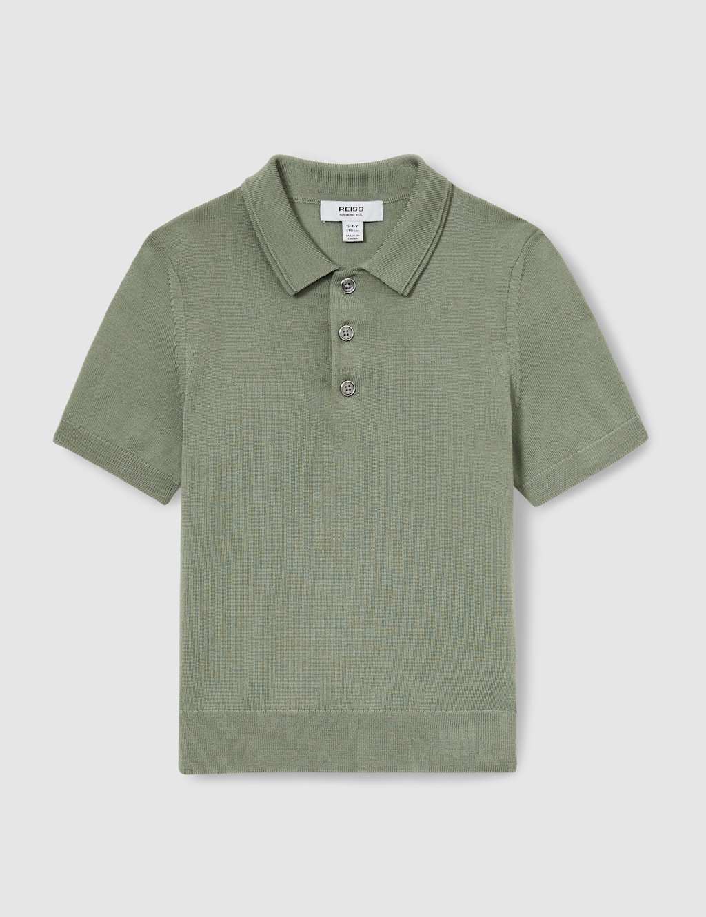 Pure Wool Polo Shirt (4-14 Yrs) 2 of 4