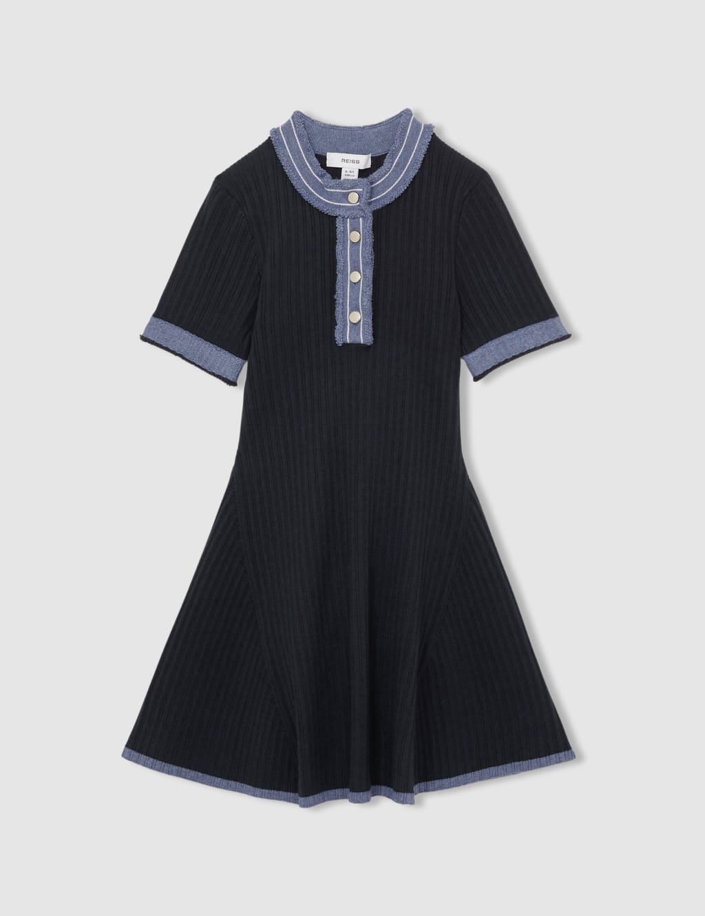 Knitted Textured Dress (4-14 Yrs) 2 of 4