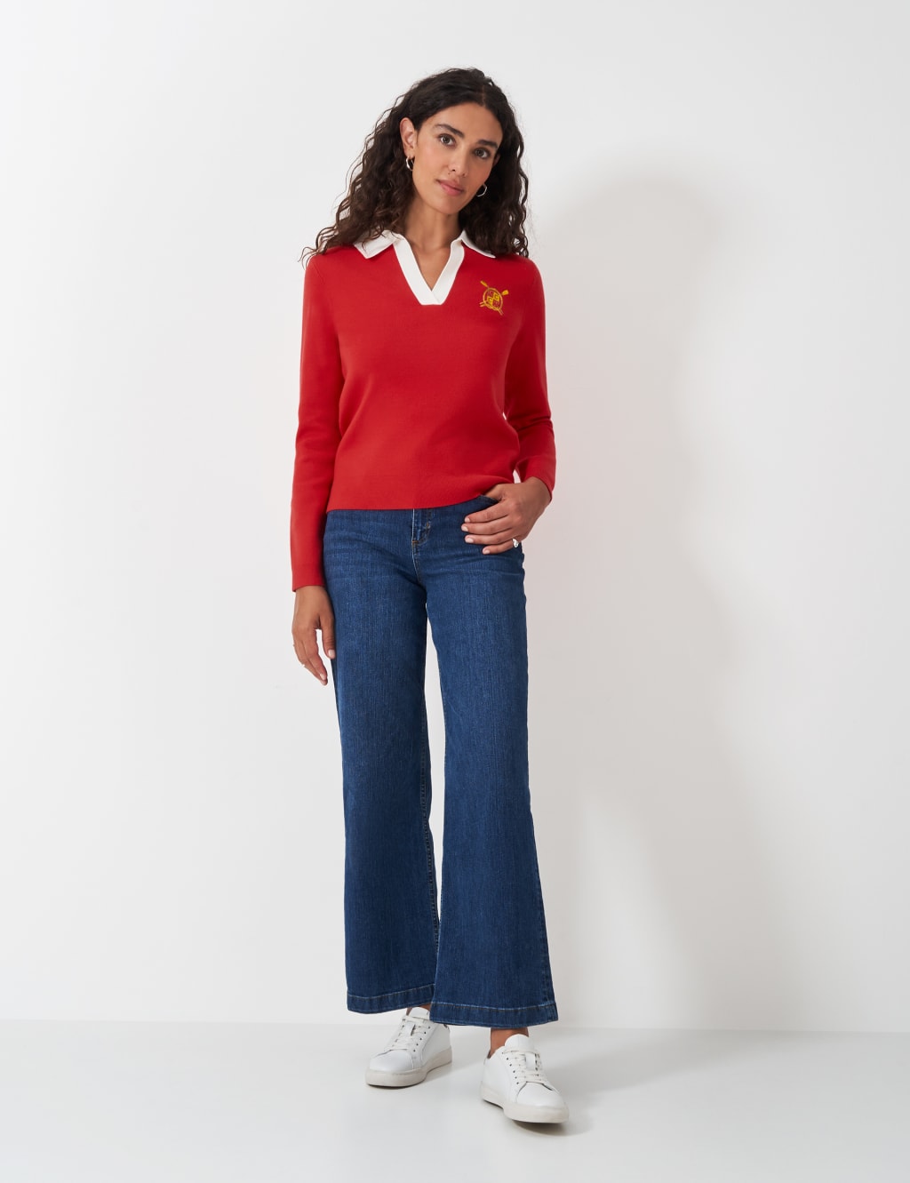 Embroidered Rugby Top 3 of 5
