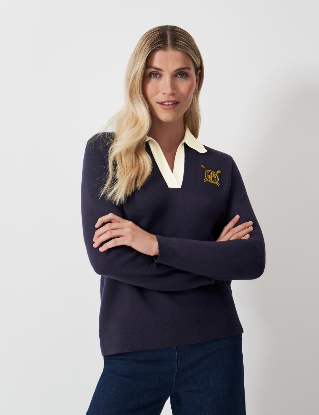 Embroidered Rugby Top | Crew Clothing | M&S