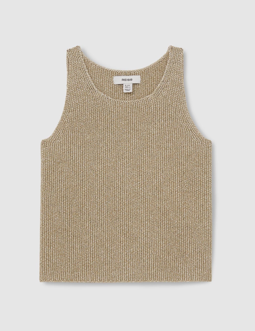 Metallic Knitted Vest Top (4-14 Yrs) 2 of 4