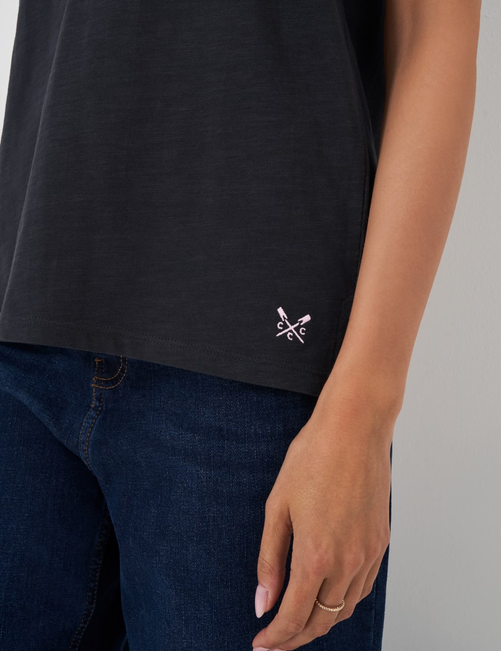 Pure Cotton V-Neck T-Shirt 5 of 5