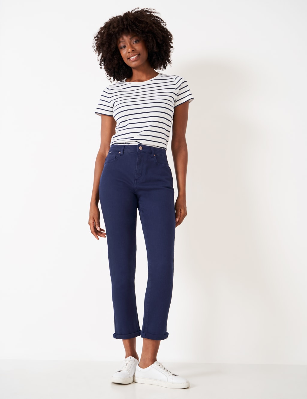 Mid Rise Straight Leg Jeans 1 of 5
