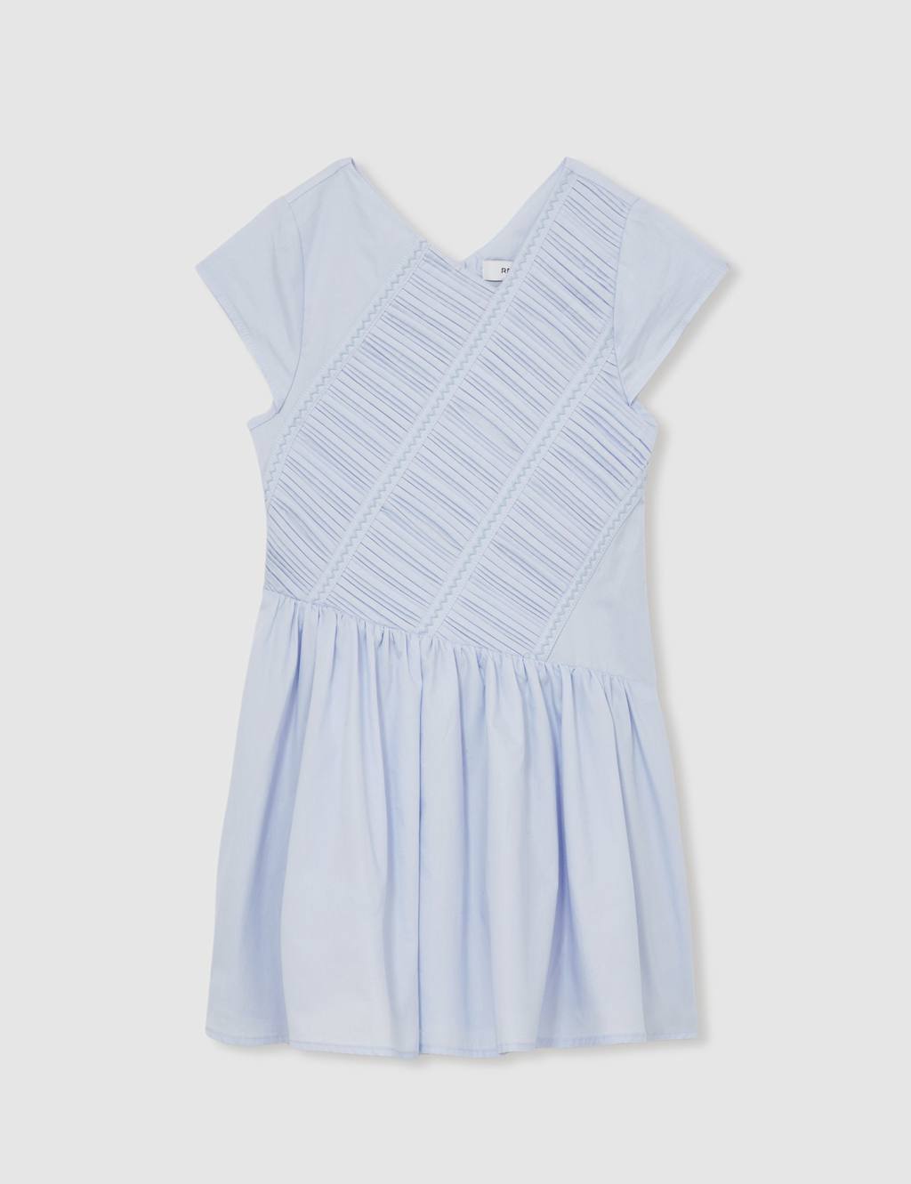 Pure Cotton Shirred Dress (4-14 Yrs) 2 of 5