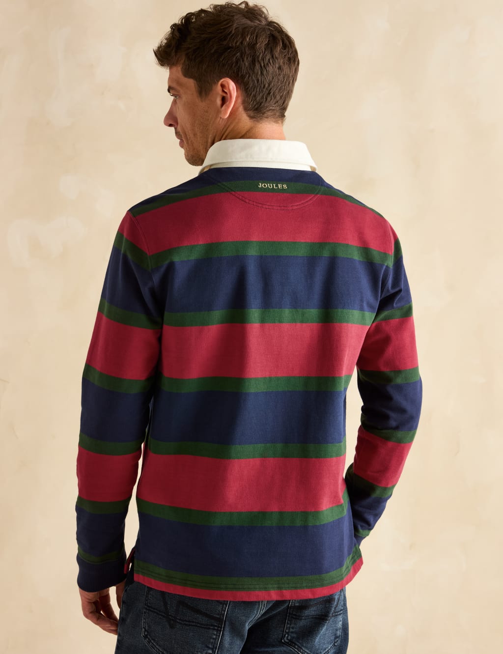 Pure Cotton Striped Rugby Shirt 4 of 7