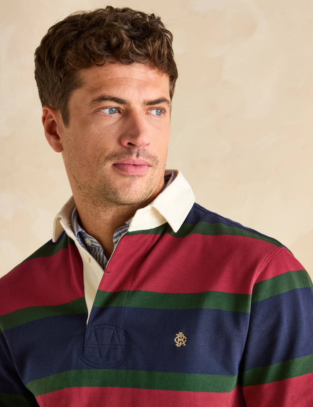 Pure Cotton Striped Rugby Shirt 5 of 7