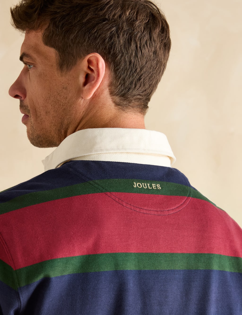 Pure Cotton Striped Rugby Shirt 6 of 7