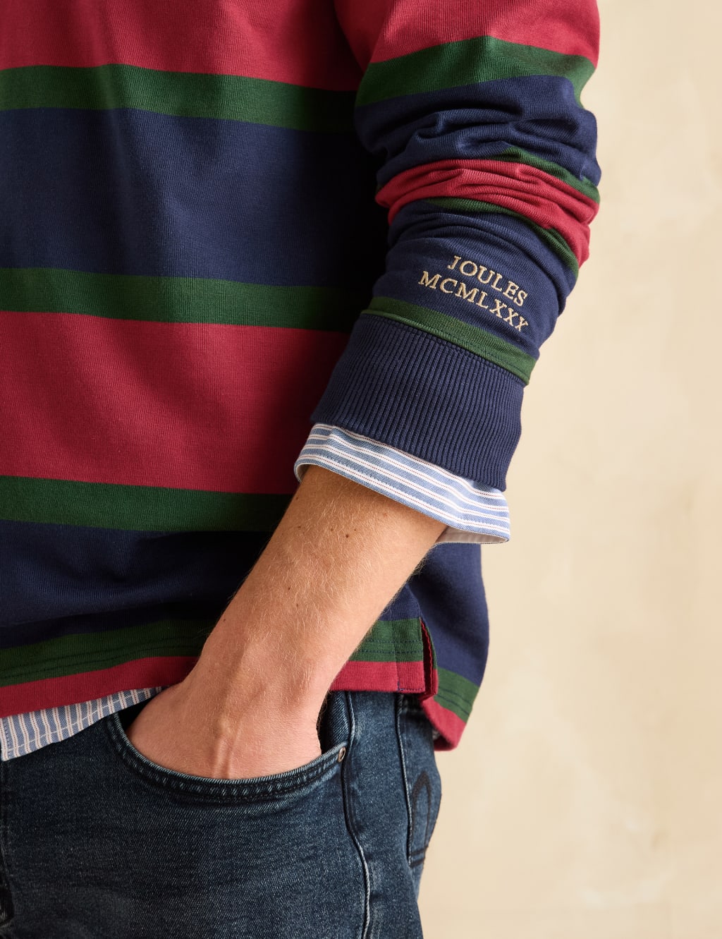 Pure Cotton Striped Rugby Shirt 7 of 7