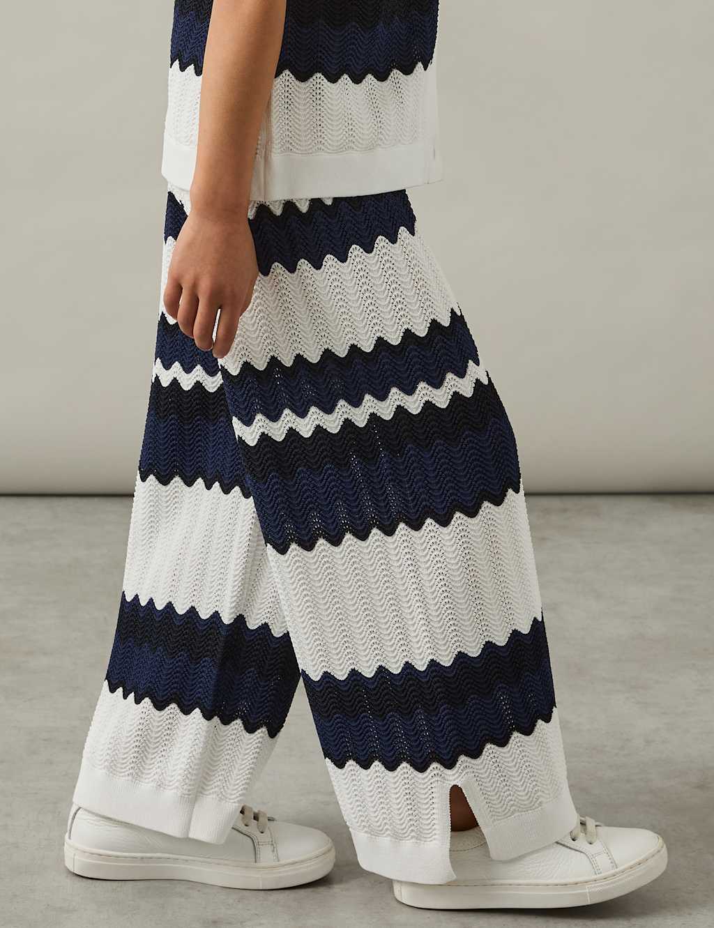 Striped Knitted Trousers (4-14 Yrs) 3 of 4