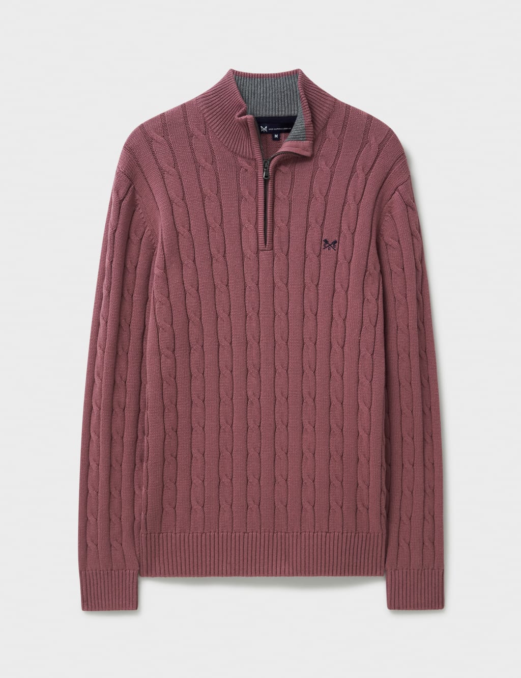 Pure Cotton Cable Knit Half Zip Jumper 2 of 5