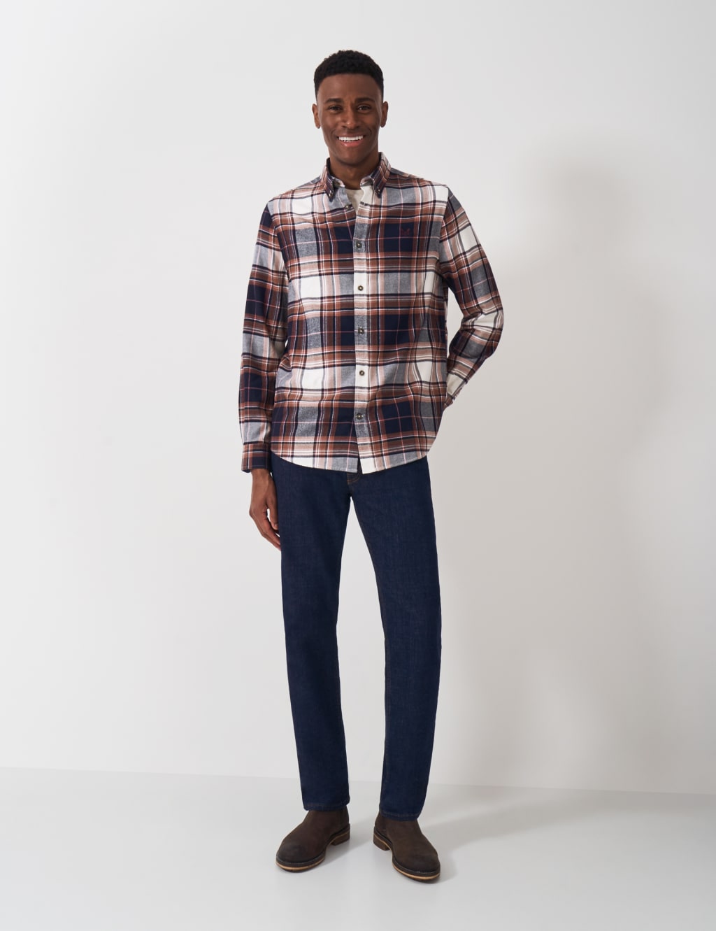 Pure Cotton Flannel Check Shirt 3 of 5