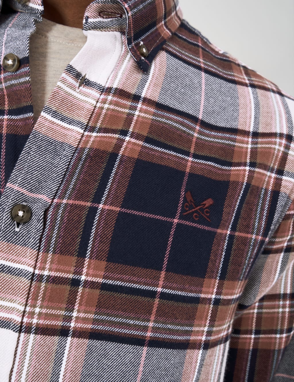 Pure Cotton Flannel Check Shirt 5 of 5