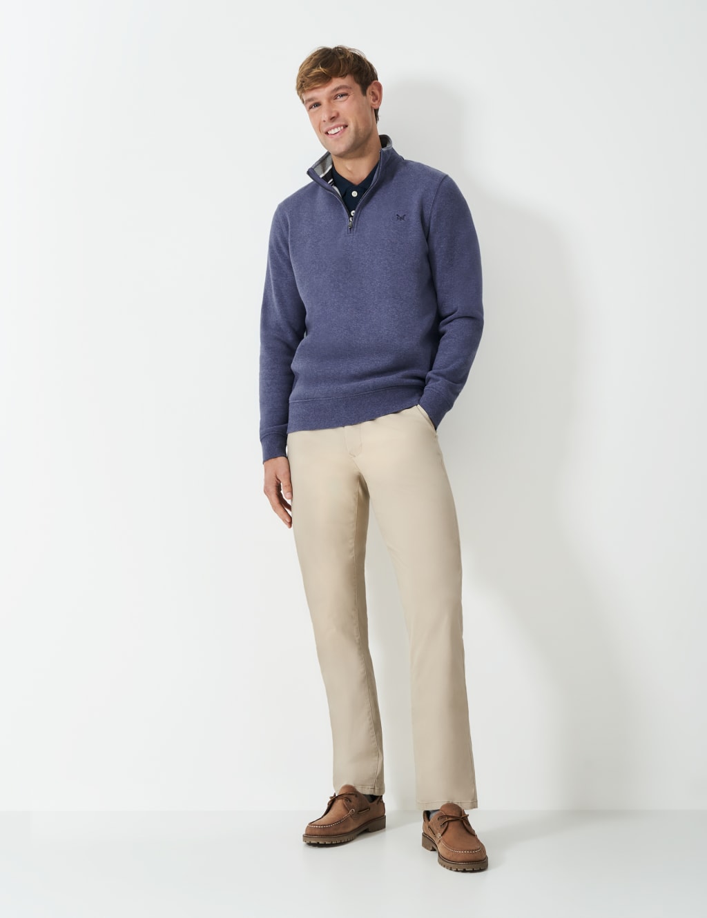 Cotton Rich Half Zip Sweatshirt 3 of 6