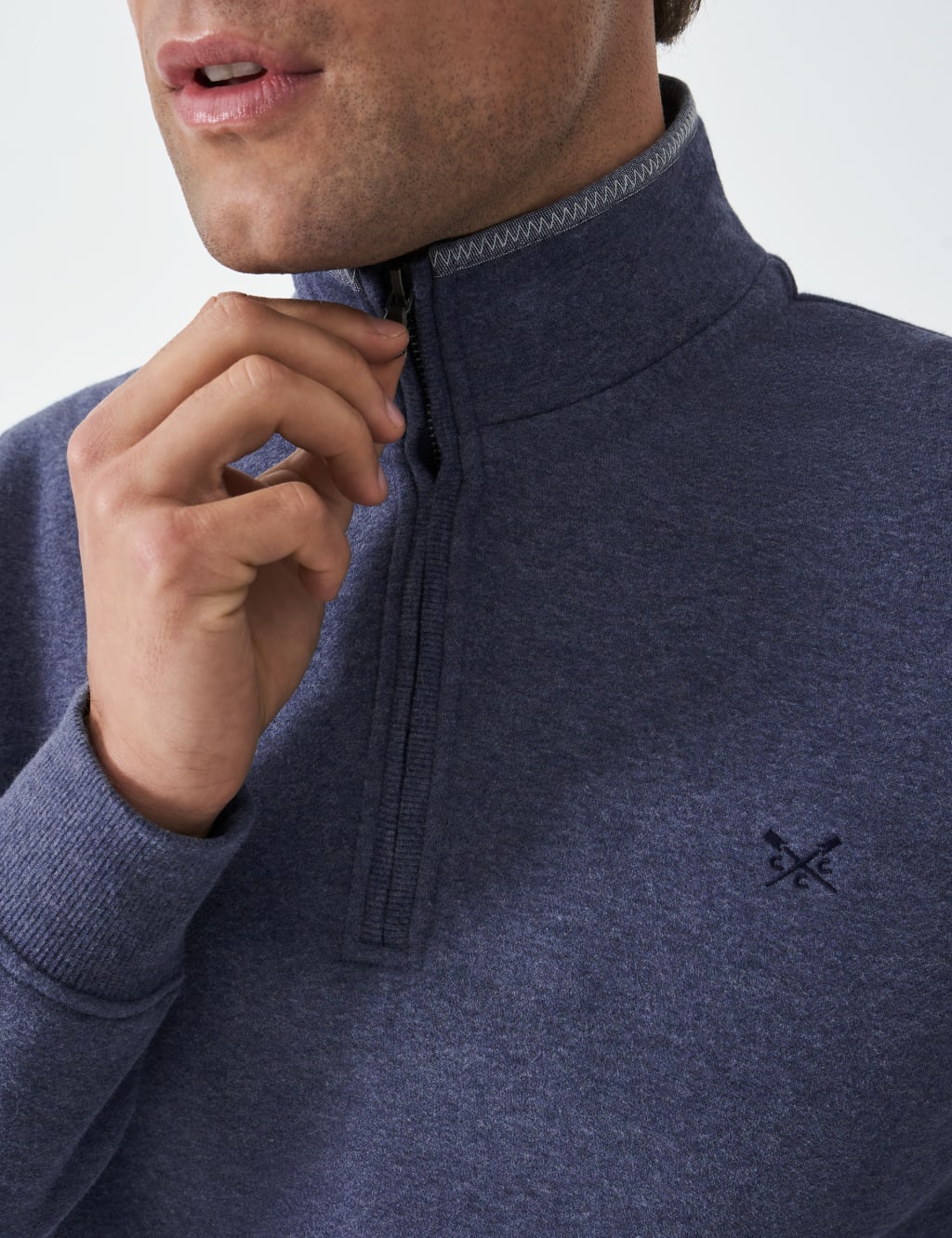Cotton Rich Half Zip Sweatshirt 5 of 6