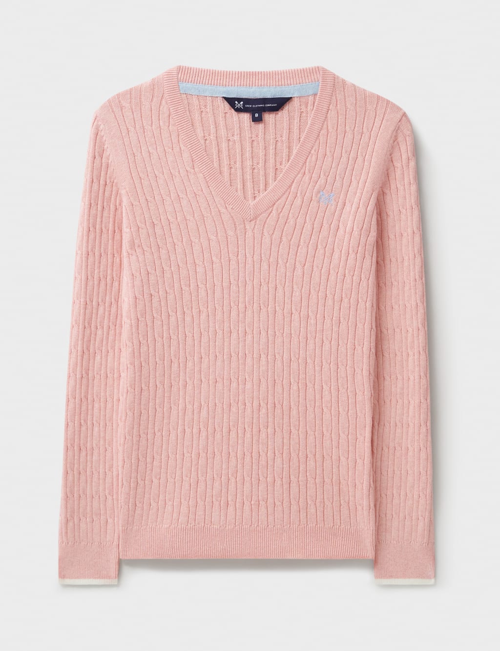 Cotton Rich Cable Knit V-Neck Jumper 2 of 5
