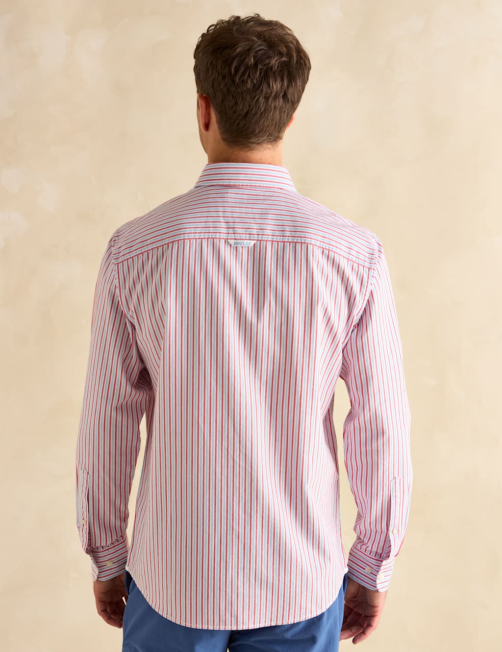 Lightweight Pure Cotton Striped Oxford Shirt 4 of 7