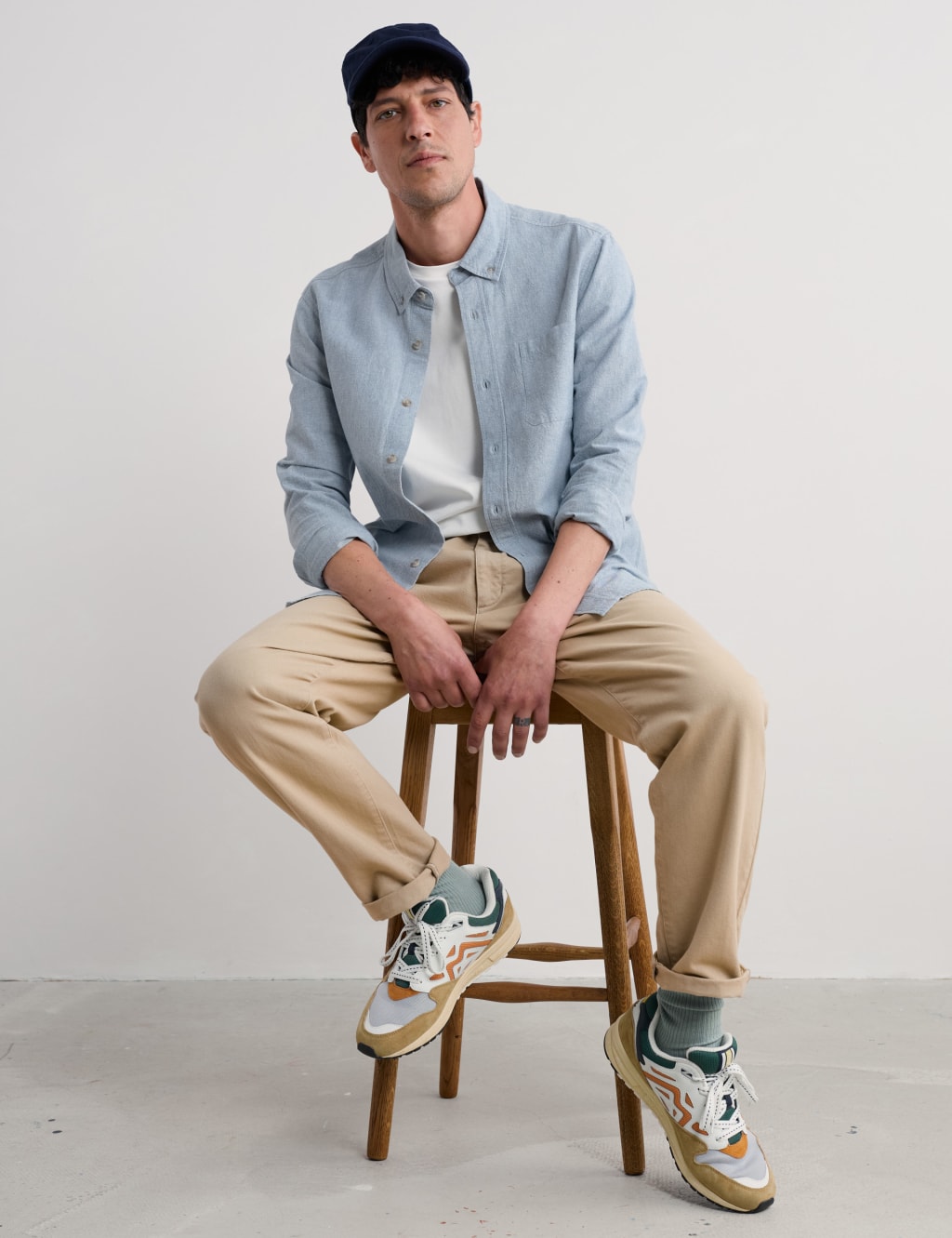 Pure Cotton Oxford Shirt 1 of 4