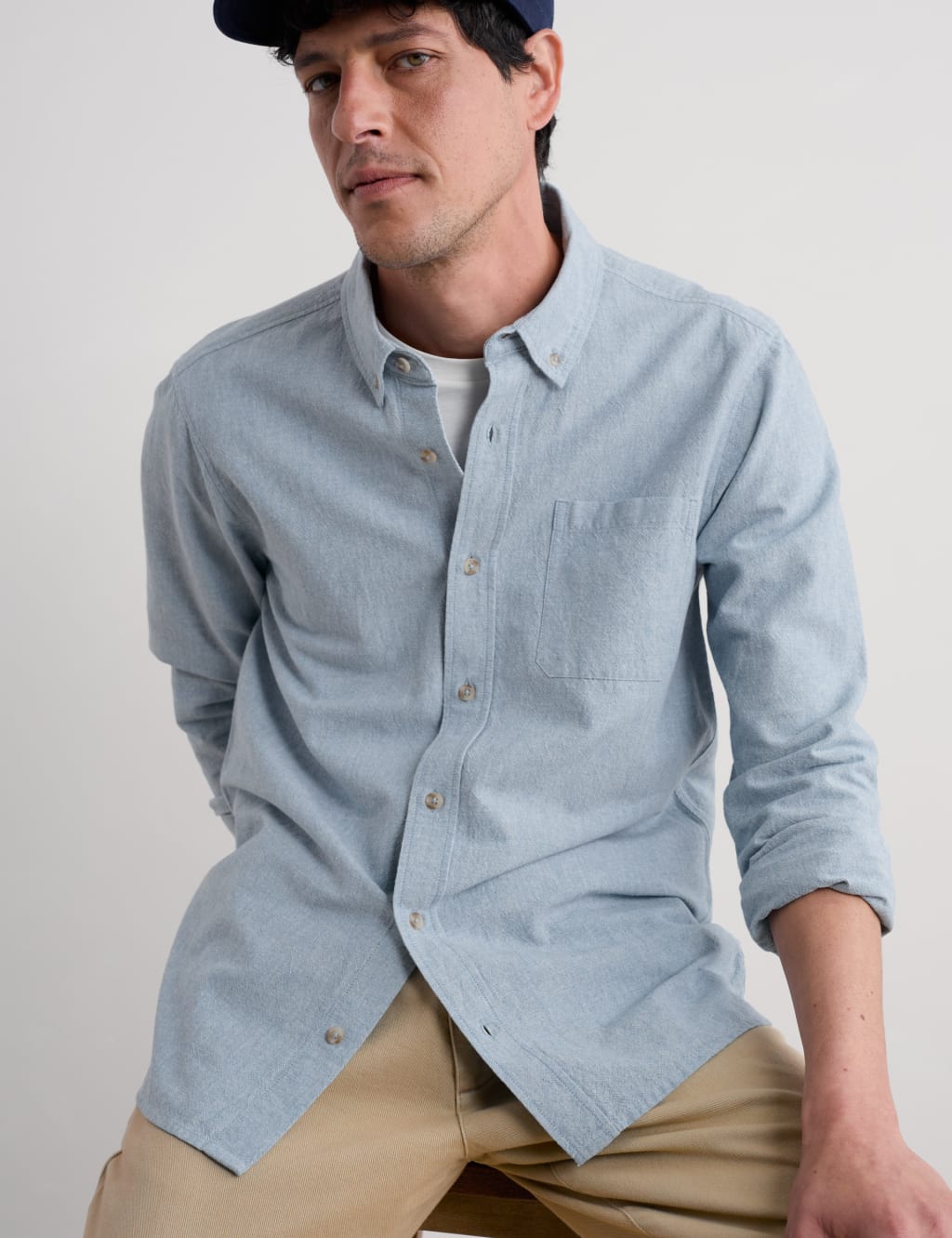 Pure Cotton Oxford Shirt 3 of 4
