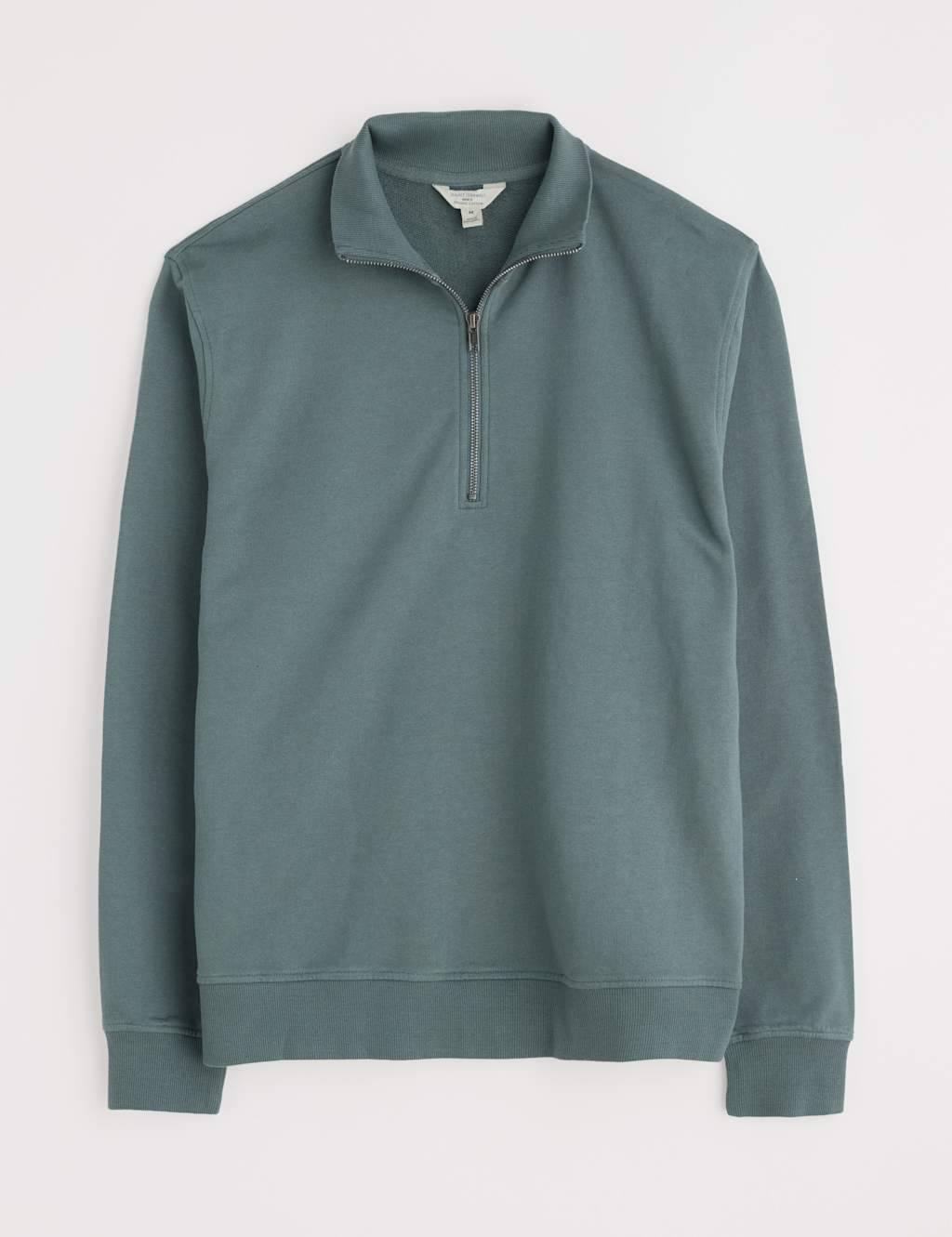 Pure Cotton Half Zip Sweatshirt 2 of 4