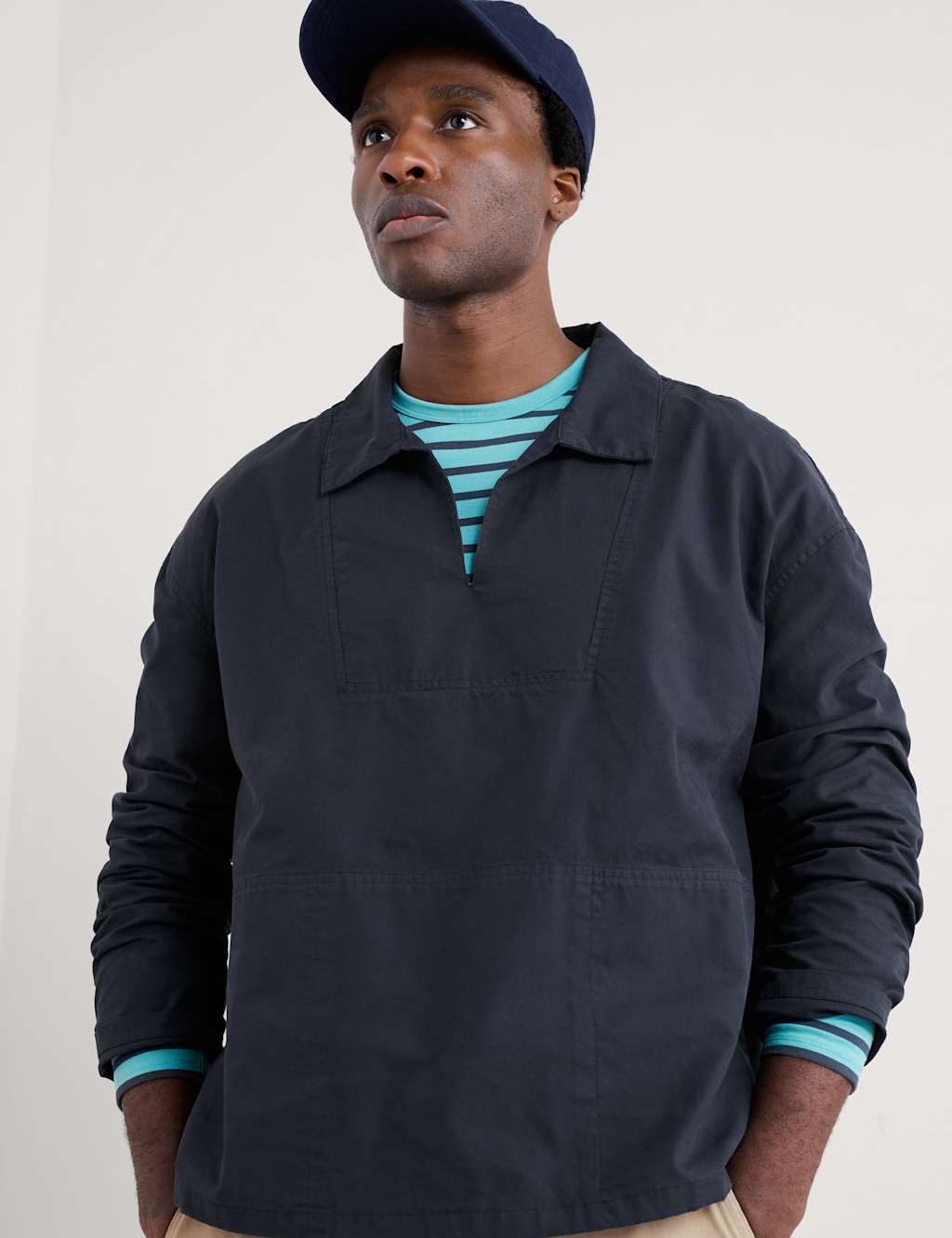 Pure Cotton Long Sleeve Pullover Smock 3 of 5