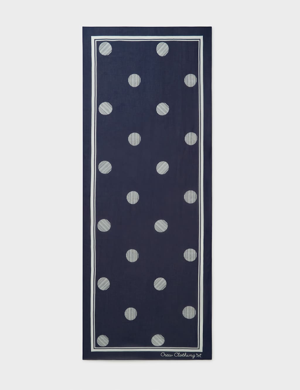 Modal Polka Dot Print Rectangular Scarf 2 of 2