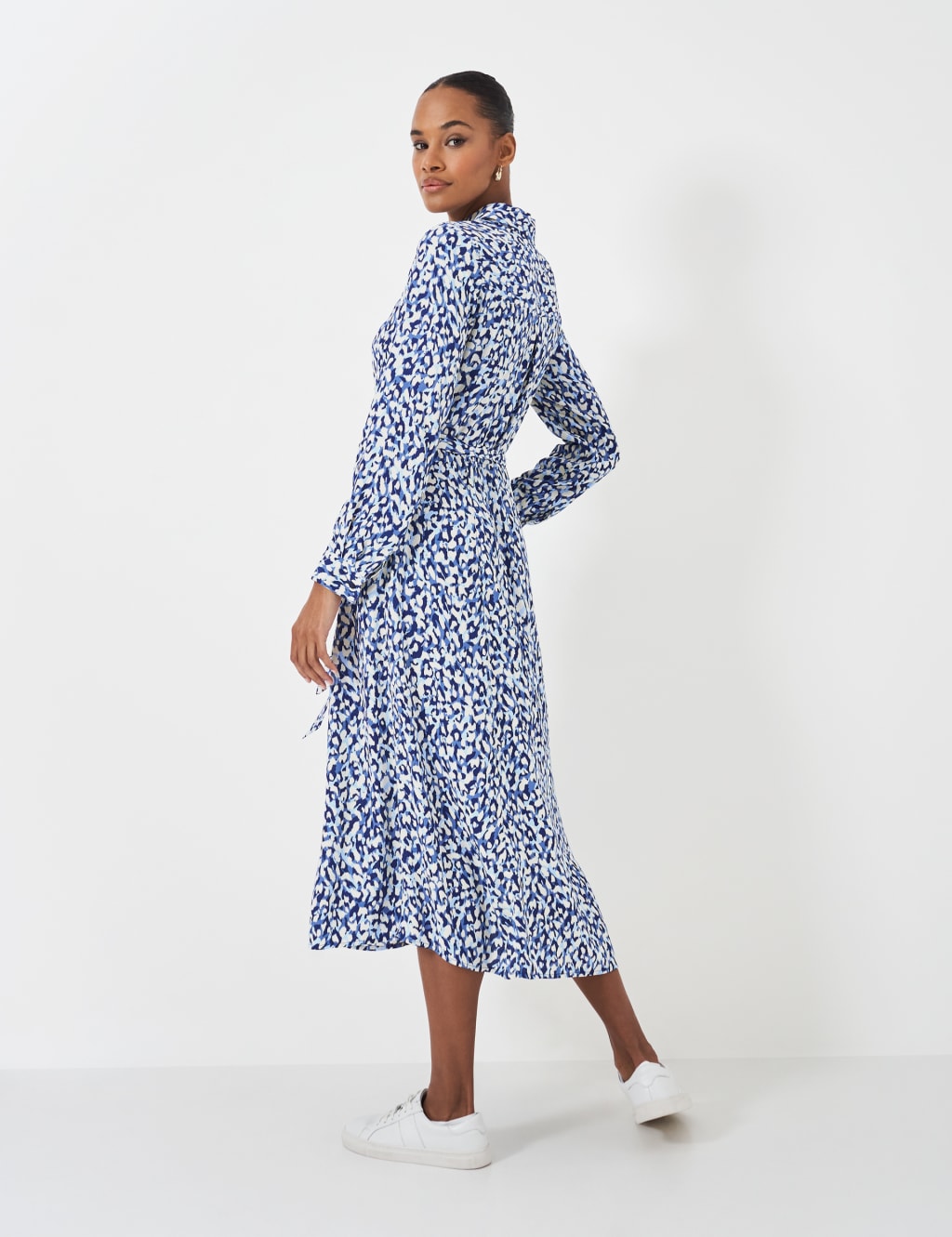 Polka dot tie front dress outlet