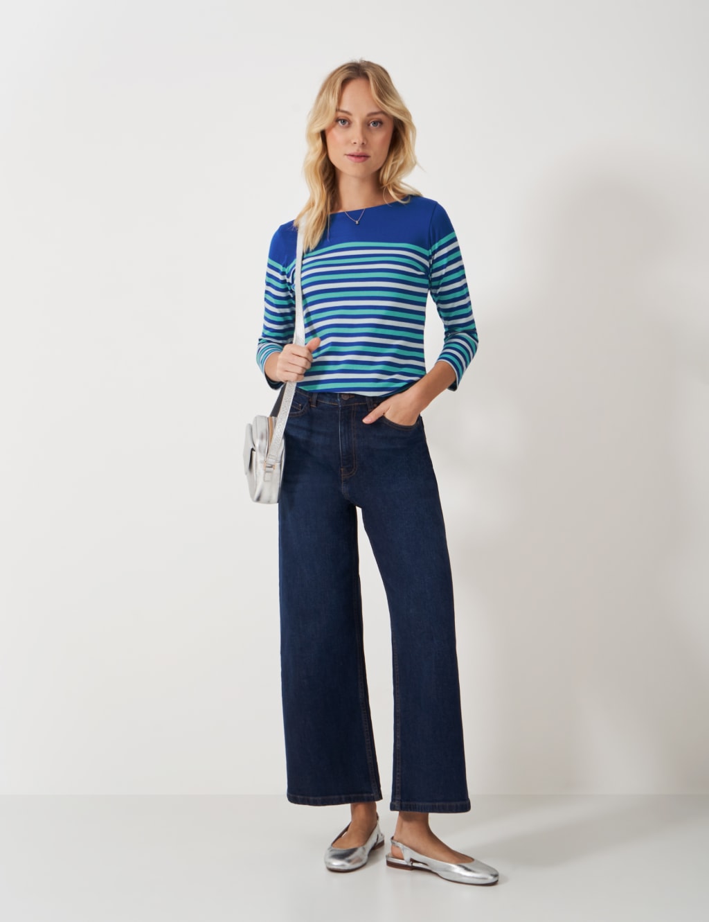 Pure Cotton Striped Top 3 of 5