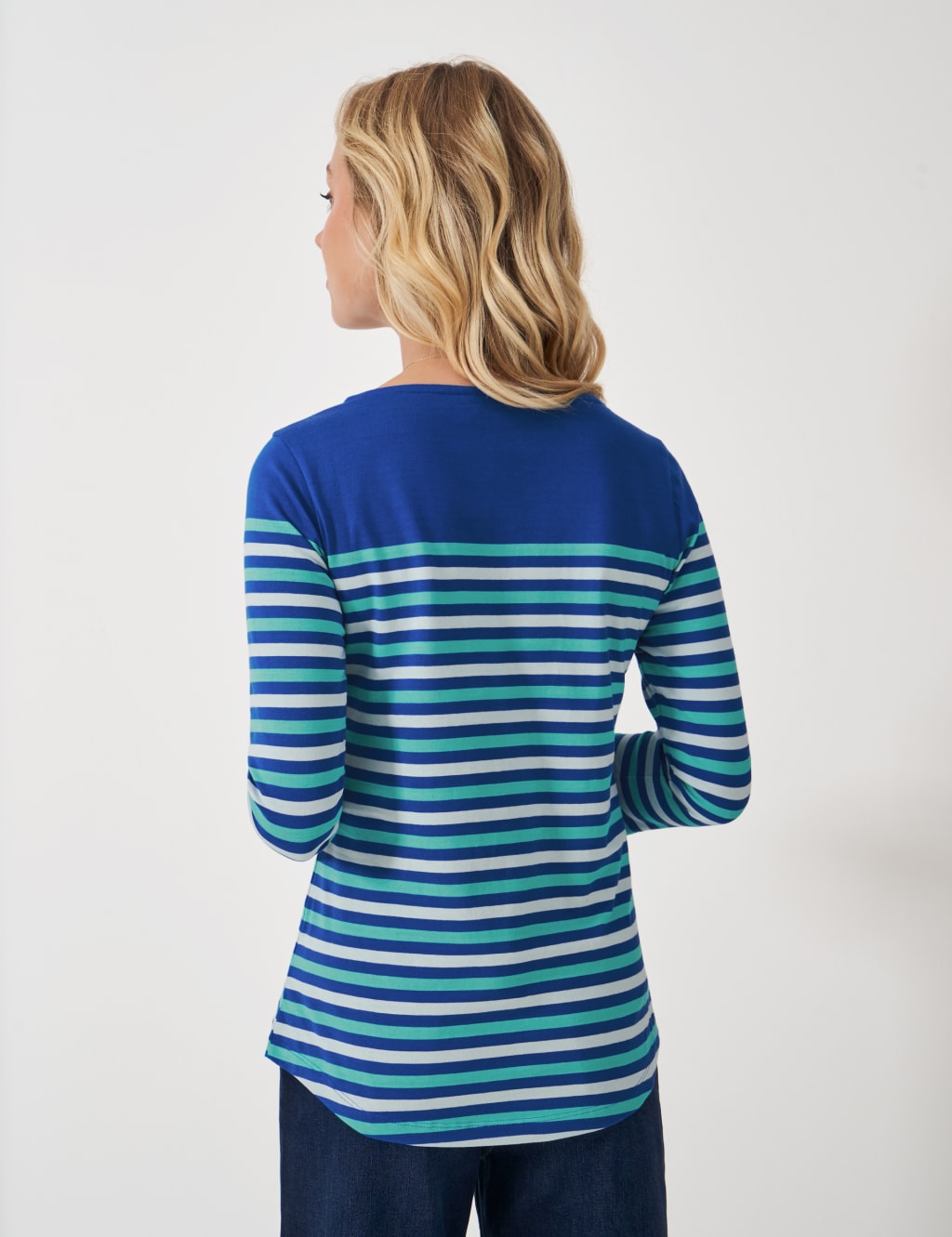 Pure Cotton Striped Top 4 of 5