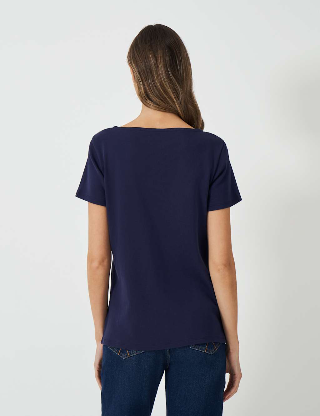 Pure Cotton Crew Neck T-Shirt 4 of 5
