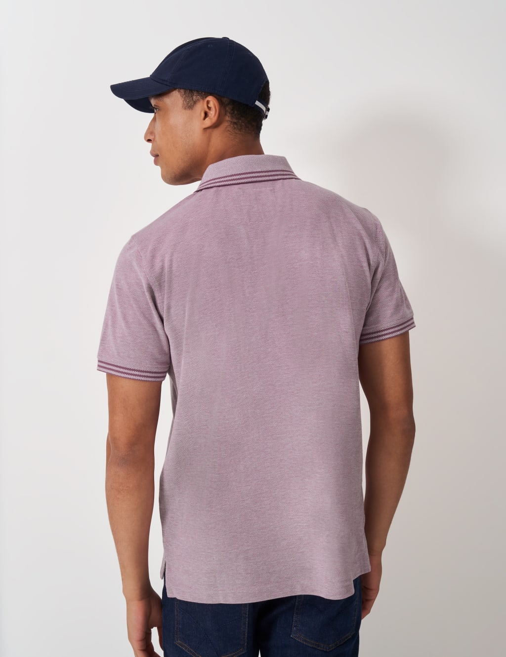 Pure Cotton Pique Tipped Polo Shirt 4 of 5