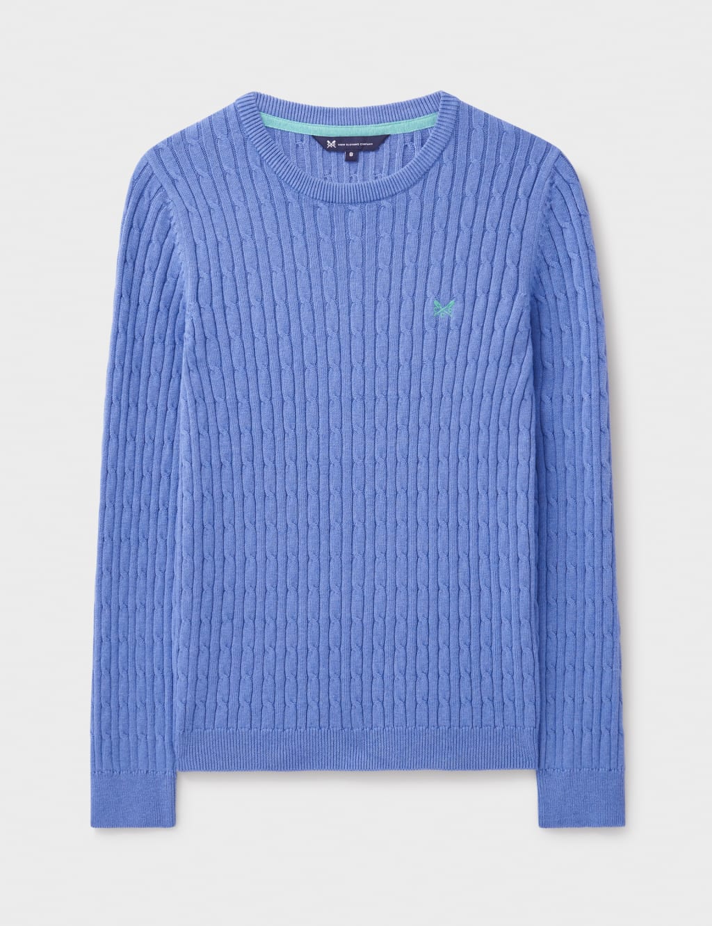Cotton Rich Cable Knit Crew Neck Jumper 2 of 5