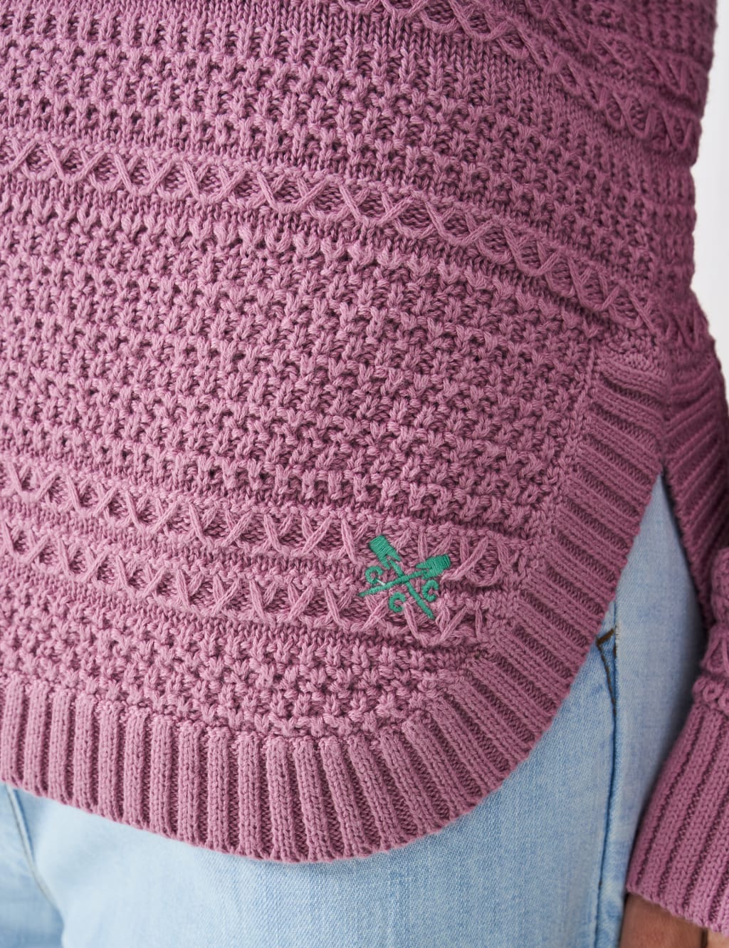 Cotton Blend Textured Jumper 5 of 5