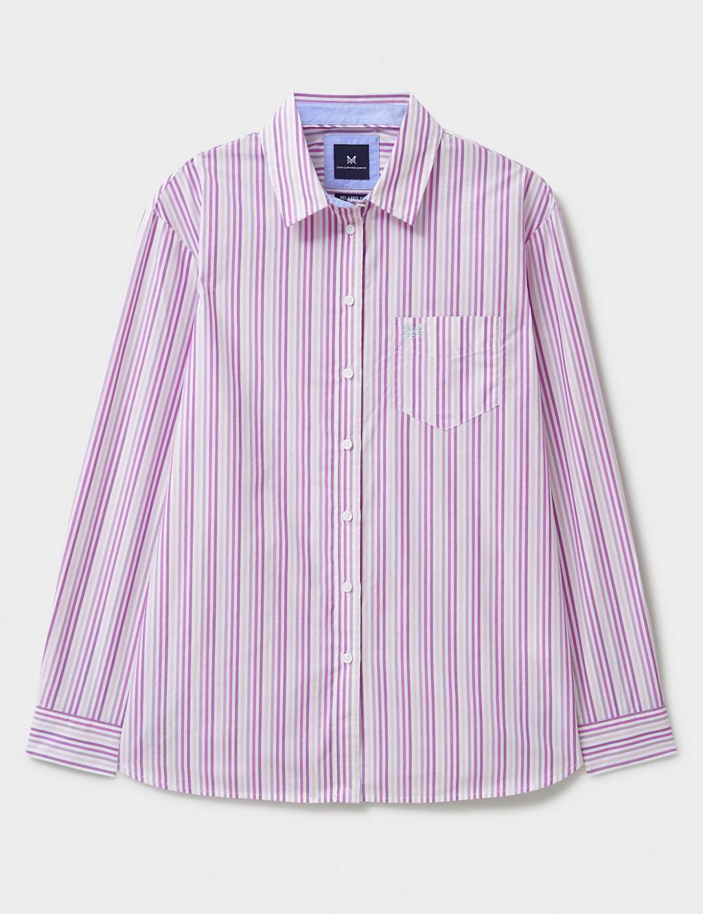 Pure Cotton Striped Collared Relaxed Shirt 2 of 5