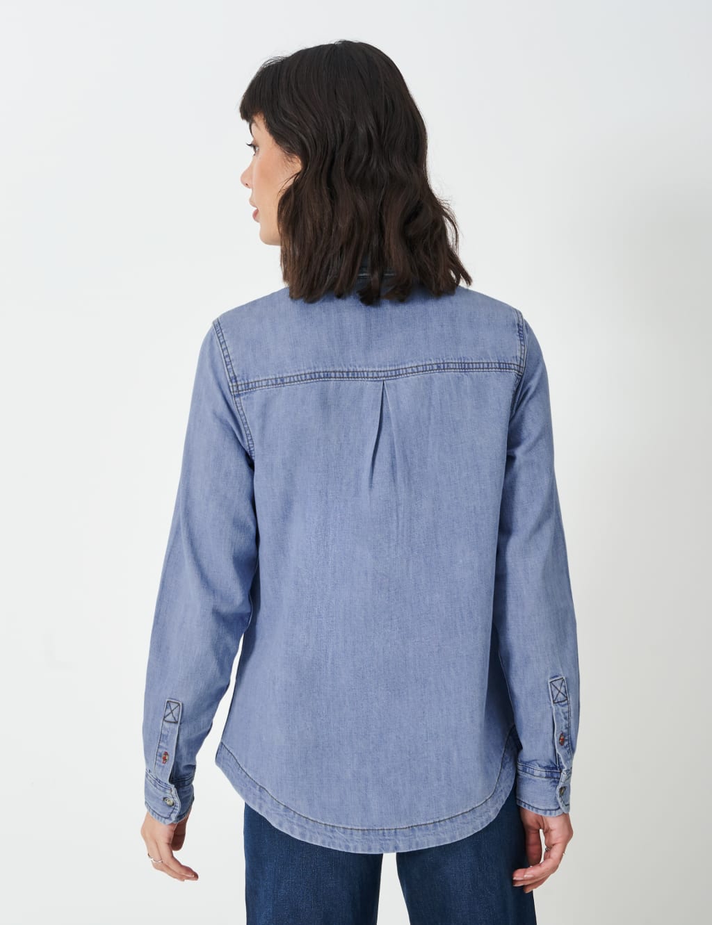 Denim Stitch Detail Shirt 4 of 5