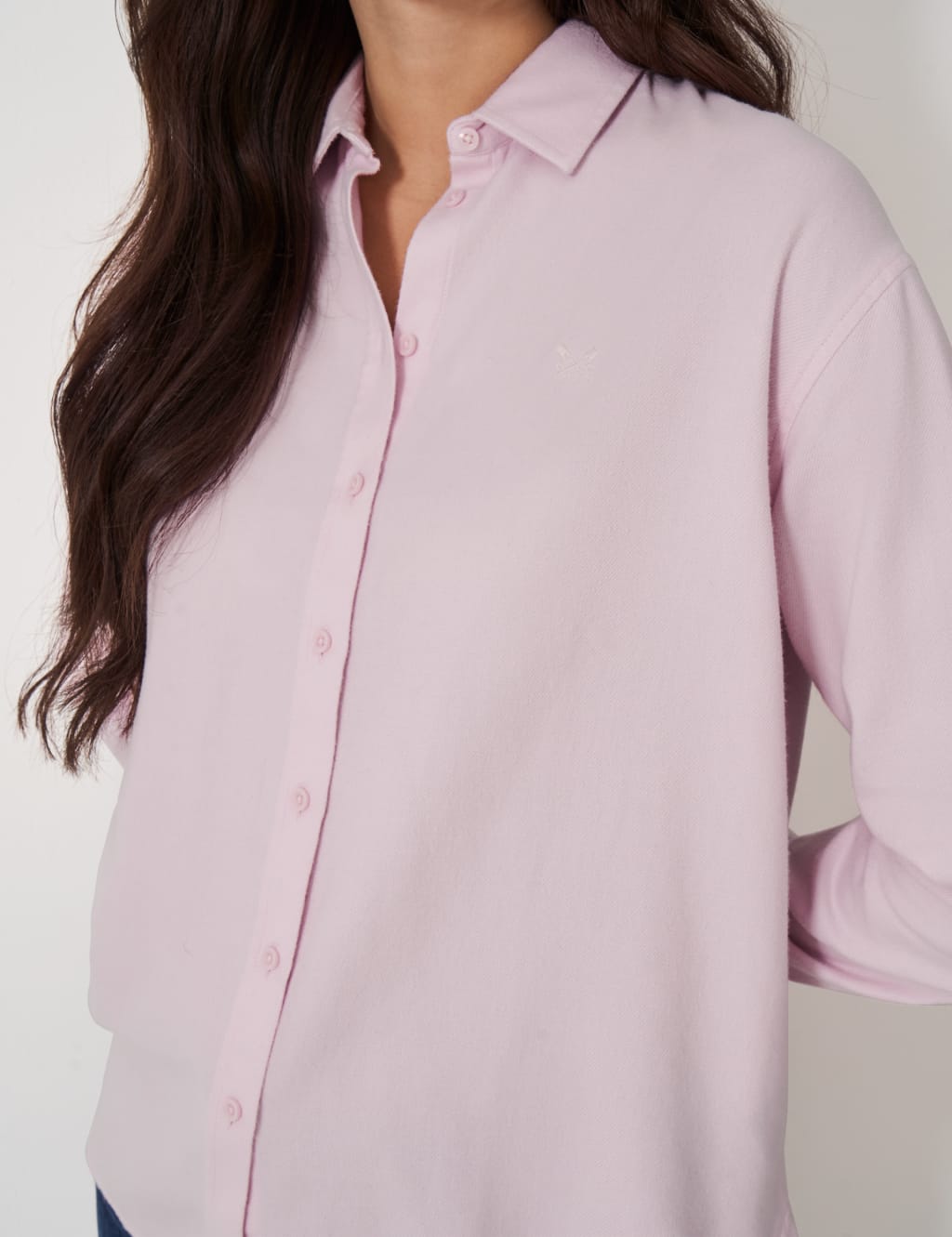 Pure Cotton Flannel Relaxed Shirt 4 of 5