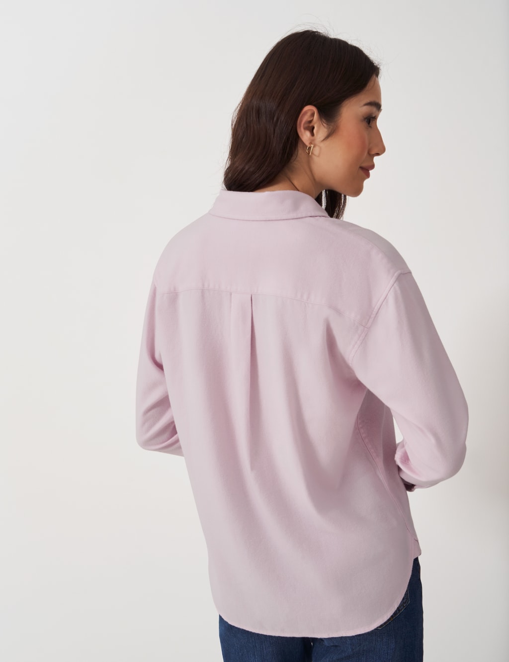 Pure Cotton Flannel Relaxed Shirt 5 of 5